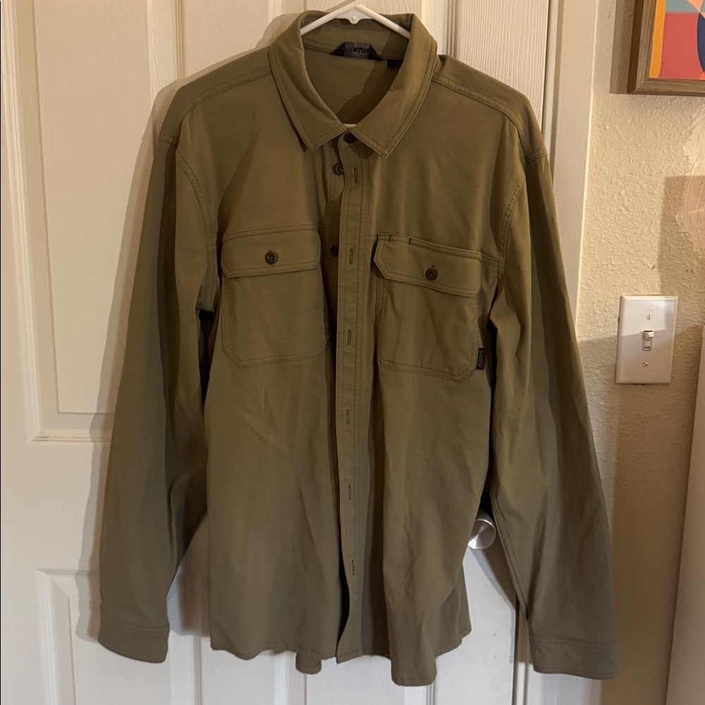 KUIU Khaki Button-Up Shirt